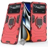Image de Housse Etui Coque Rigide Anti Choc Pour Xiaomi Poco X4 Pro 5g + Verre Trempe - Rouge