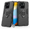 Image de Coque rigide anti choc pour Xiaomi Redmi 10C + verre trempe - NOIR
