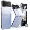 Image de Housse Etui Coque Rigide Avant Et Arrière Samsung Galaxy Z Flip 4 5g - Transparent
