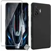 Image de Coque Pour Xiaomi Poco F4 Gt 5g - Housse Etui Silicone Gel Fine + Film Ecran - Noir