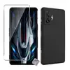 Image de Coque Pour Xiaomi Poco F4 Gt 5g - Housse Etui Silicone Gel Fine + Verre Trempe - Noir