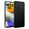 Image de Coque pour Samsung Galaxy M13 4G / M23 5G - housse etui silicone gel fine + verre trempe - NOIR