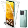 Image de Coque Pour Xiaomi Redmi 10c - Housse Etui Silicone Gel 360 Integrale + Film Ecran - Transparent