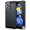 Image de Coque pour Xiaomi Poco X4 GT 5G - housse etui silicone gel carbone + verre trempe - NOIR