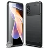 Image de Coque Pour Xiaomi Poco X4 Pro 5g - Housse Etui Silicone Gel Carbone + Film Ecran - Noir
