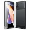 Image de Coque Pour Xiaomi Poco X4 Pro 5g - Housse Etui Silicone Gel Carbone + Verre Trempe - Noir