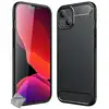 Image de Coque Pour Apple Iphone 13 / 14 - Housse Etui Silicone Gel Carbone + Film Ecran - Noir