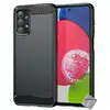 Image de Coque Pour Samsung Galaxy A23 4g / 5g - Housse Etui Silicone Gel Carbone + Film Ecran - Noir