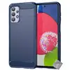 Image de Coque Pour Samsung Galaxy A23 4g / 5g - Housse Etui Silicone Gel Carbone + Film Ecran - Bleu Fonce