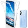 Image de Coque Pour Samsung Galaxy A23 4g / 5g - Housse Etui Silicone Gel 360 Integrale + Film Ecran - Transparent