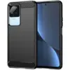 Image de Coque Pour Xiaomi Poco F4 5g - Housse Etui Silicone Gel Carbone + Film Ecran - Noir