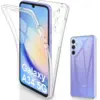 Image de Coque Pour Samsung Galaxy A34 5g - Housse Etui Silicone Gel 360 Integrale + Film Ecran - Transparent