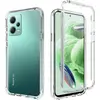 Image de Coque Pour Xiaomi Poco X5 5g / Redmi Note 12 5g - Housse Etui Silicone Gel 360 Integrale + Film Ecran - Transparent