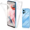 Image de Coque Pour Xiaomi Redmi Note 12 4g - Housse Etui Silicone Gel 360 Integrale + Film Ecran - Transparent