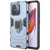Image de Coque Pour Xiaomi Redmi 12c / Redmi 11a / Poco C55 - Housse Etui Rigide Anti Choc + Film Ecran - Bleu Fonce