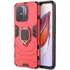Image de Coque Pour Xiaomi Redmi 12c / Redmi 11a / Poco C55 - Housse Etui Rigide Anti Choc + Film Ecran - Rouge