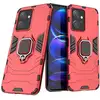 Image de Coque Pour Xiaomi Redmi Note 12 4g - Housse Etui Rigide Anti Choc + Verre Trempe - Rouge