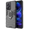 Image de Coque pour Xiaomi Redmi Note 12 Pro+ Plus 5G - housse etui rigide anti choc + verre trempe - NOIR