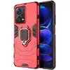 Image de Coque Pour Xiaomi Redmi Note 12 Pro+ Plus 5g - Housse Etui Rigide Anti Choc + Verre Trempe - Rouge