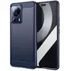 Image de Coque Pour Xiaomi 13 Lite 5g - Housse Etui Silicone Gel Carbone + Verre Trempe - Bleu Fonce