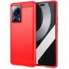 Image de Coque Pour Xiaomi 13 Lite 5g - Housse Etui Silicone Gel Carbone + Verre Trempe - Rouge