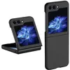 Image de Coque - HTDMOBILES - Samsung Galaxy Z Flip 5 5G - Rigide - Avant et arrière - Noir mat