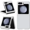Image de Coque Pour Samsung Galaxy Z Flip 5 5g - Housse Etui Rigide Avant Et Arriere - Blanc