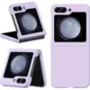 Image de Coque Pour Samsung Galaxy Z Flip 5 5g - Housse Etui Rigide Avant Et Arriere - Mauve
