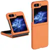 Image de Coque Pour Samsung Galaxy Z Flip 5 5g - Housse Etui Rigide Avant Et Arriere - Orange