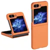 Image de Coque pour Samsung Galaxy Z Flip 5 5G - housse etui rigide avant et arriere - ORANGE