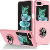 Image de Coque Pour Samsung Galaxy Z Flip 5 5g - Housse Etui Rigide Bague Anti Choc Magnetique - Rose