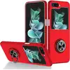 Image de Coque Pour Samsung Galaxy Z Flip 5 5g - Housse Etui Rigide Bague Anti Choc Magnetique - Rouge