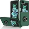 Image de Coque Pour Samsung Galaxy Z Flip 5 5g - Housse Etui Rigide Bague Anti Choc Magnetique - Vert