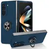Image de Coque Pour Samsung Galaxy Z Fold 5 5g - Housse Etui Rigide Bague Anti Choc Magnetique - Bleu Fonce