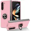 Image de Coque Pour Samsung Galaxy Z Fold 5 5g - Housse Etui Rigide Bague Anti Choc Magnetique - Rose