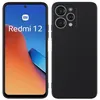 Image de Coque pour Xiaomi Redmi 12 4G - housse etui silicone gel fine + verre trempe - NOIR