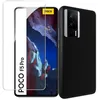 Image de Coque pour Xiaomi Poco F5 Pro 5G / Redmi K60 / K60 Pro - housse etui silicone gel fine + verre trempe - NOIR