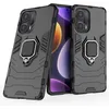 Image de Coque pour Xiaomi Poco F5 5G / Redmi Note 12 Turbo - housse etui rigide anti choc + verre trempe - NOIR