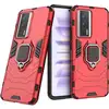 Image de Coque Pour Xiaomi Poco F5 Pro 5g / Redmi K60 / K60 Pro - Housse Etui Rigide Anti Choc + Verre Trempe - Rouge