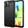 Image de Coque Pour Xiaomi Redmi A1 / A2 - Housse Etui Silicone Gel Carbone + Film Ecran - Noir