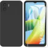 Image de Coque Pour Xiaomi Redmi A1 / A2 - Housse Etui Silicone Gel Fine + Verre Trempe - Noir
