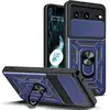 Image de Coque Pour Google Pixel 8 5g - Housse Etui Rigide Anti Choc + Verre Trempe - Bleu Fonce