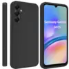 Image de Coque Pour Samsung Galaxy A05s - Housse Etui Silicone Gel Fine + Verre Trempe - Noir