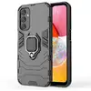 Image de Coque Pour Samsung Galaxy A15 4g / 5g - Housse Etui Rigide Anti Choc + Verre Trempe - Noir