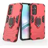Image de Coque Pour Samsung Galaxy A15 4g / 5g - Housse Etui Rigide Anti Choc + Verre Trempe - Rouge