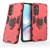 Image de Coque pour Samsung Galaxy A15 4G / 5G - housse etui rigide anti choc + verre trempe - ROUGE
