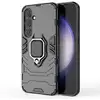 Image de Coque Pour Samsung Galaxy S24 5g - Housse Etui Rigide Anti Choc + Verre Trempe - Noir