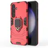 Image de Coque Pour Samsung Galaxy S24 5g - Housse Etui Rigide Anti Choc + Verre Trempe - Rouge