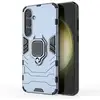 Image de Coque Pour Samsung Galaxy S24 Plus 5g - Housse Etui Rigide Anti Choc + Verre Trempe - Bleu Fonce