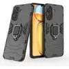 Image de Coque Pour Xiaomi Redmi 13c / Poco C65 / Poco M6 5g - Housse Etui Rigide Anti Choc + Verre Trempe - Noir